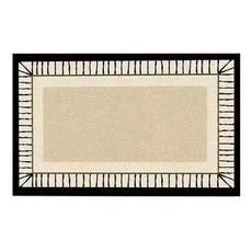 AFAMIC 艾法 橡膠珪藻土防滑軟地墊, 卡其色 + 黑色, 1個