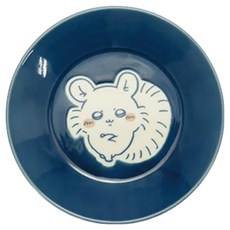 yamaka 山加商店 吉伊卡哇 Chiikawa 陶瓷盤 小桃 陶瓷製品 亮面 可愛卡通, 1個, 13.5 x 2.5cm