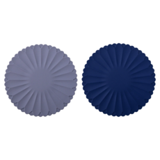 花朵矽膠隔熱墊2件組 24cm, 1組, 顏色隨機