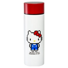Sanrio 三麗鷗 陶瓷保溫杯, 350ml, HELLO KITTY 白色 + 紅色, 1個