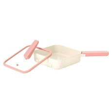 NEOFLAM 台灣原廠公司貨 Peach Pearl蜜桃珀爾系列 電磁爐適用 Pippi平底鍋, 21cm, 1個