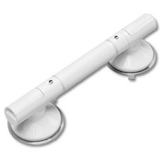 스카위즈 안전 욕실 손잡이 화이트, 흡착35, 1개