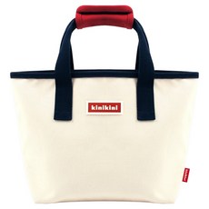 KINI KINI 撞色托特包, 象牙白, 1個