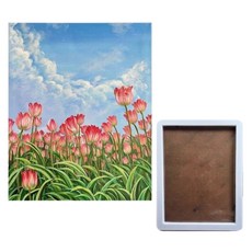 Pose Shine 3D DIY 花朵鑽石畫 畫布款 + 內框 30 x 40 cm 套組, 1套, FLOWER1