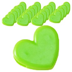 Moneypool 愛心多功能角夾 綠色, 1入, 3 x 2.6 cm, 20個