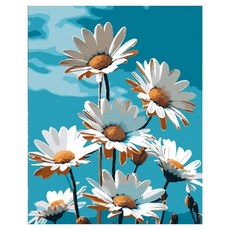 Taminayo 療癒風景油畫, 1個, 大波斯菊