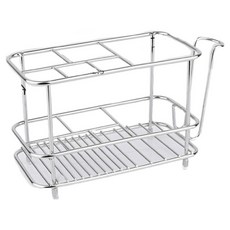 小麥購物 不鏽鋼牙刷架 L304, 銀色, 浴室收納好幫手, 多格設計, 方便整理, 1個