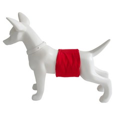 도호마켓 강아지 마켓 컬러풀 매너벨트 레드, 특대형, 1개, 1개입