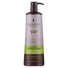 MACADAMIA BEAUTY Professional 潤澤潤髮乳 1L - 粗硬髮質適用 深層滋養 柔順亮澤, 1瓶
