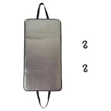에스에스 알루미늄 호일 단열 방수 에어컨 커버 실외기 절전커버 혼합색상 94 x 45 cm + 고리 2p 세트, 1세트
