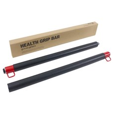 管狀彈力帶旋轉握把健身棒, 黑色, 1個