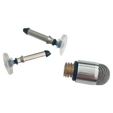 글로어스 스마트 터치펜슬 2 in 1악세사리 스틱 2p + 헤드 세트, 혼합색상, 2세트