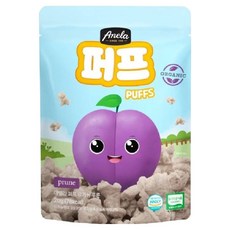 Hibebe 米米花 寶寶米餅 磨牙餅 7個月以上 20g, 李子, 1包