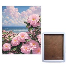 Pose Shine 3D DIY 花朵鑽石畫 畫布款 + 內框 30 x 40 cm 套組, 1套, FLOWER4