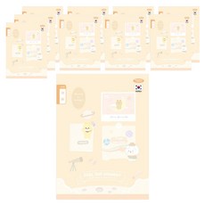 PENPIA 800 小學適用10格韓文習字練習筆記本 顏色隨機 格線清晰 輕鬆學韓文, 10本