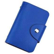홈셀 심플 명함 카드홀더 카드슬롯 26p 7.5 x 10.3 cm, 블루