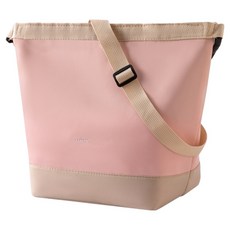 Thanks Day 保溫保冷斜背便當袋, 粉紅色, 1個