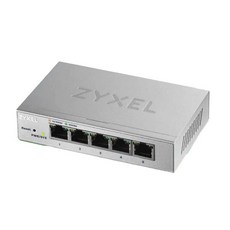 ZYXEL 網頁式管理型5埠 Gigabit 乙太網路交換器 GS1200-5 輕鬆擴展網路 安全穩定, 1個