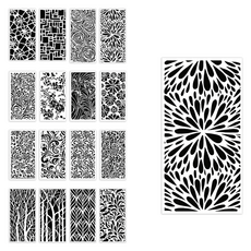 세컨드베스트 유니크 모양 페인팅 스텐실도안 style3, 16개