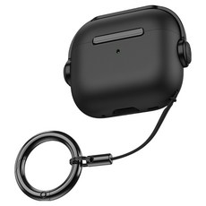 通勤倉庫 防變色防遺失 Airpods 保護殼 Airpods 1/2, 黑色款式1, 單一商品