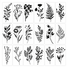 Second Best 野草彩繪模板圖案 野草, 18個