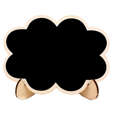 Peak Ventures 家庭咖啡廳迷你木質黑板 b, 木質