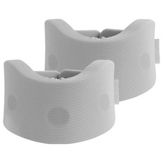 海綿輕量舒適頸托 透氣基本款 灰色, 2個