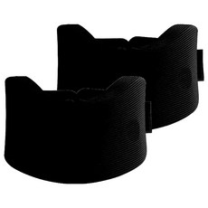 海綿輕量舒適頸托 透氣基本款 黑色, 2個