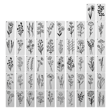 Second Best 野草彩繪模板圖案 野草, 52個