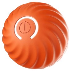 自動引力滾動逗貓玩具球 彈跳球, 橘色, 智能互動, 寵物玩具, 1個, ZF6026