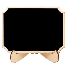 Life Sweet 多用途迷你黑板立架 留言板立架 公告板 B 10入, 木質(B)