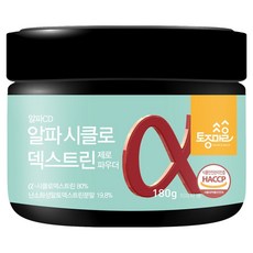 Tojongherb Alpha-CD α-環糊精零卡粉末, 1個, 180g