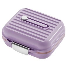 Second Best Healthy Time 藥盒 奢華紫S 4格, 1個