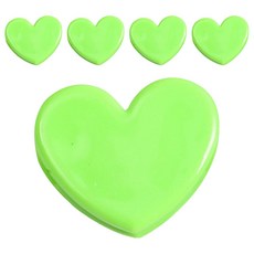 Gold Pang 愛心壓克力學生考卷夾 綠色, 5個