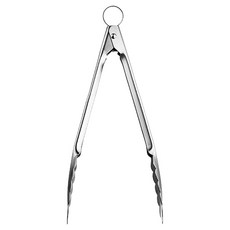 Cuisipro. 好收納夾得穩餐夾 27.5cm 不鏽鋼材質 鋸齒夾頭設計, 1支, 單一顏色