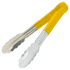 utopia 不鏽鋼 24.5cm 黃色 廚房料理夾, 1支