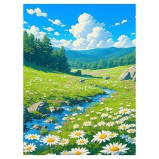 Taminayo 簡潔DIY彩繪 40 x 50 cm, 1個, 夏日微風