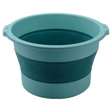 葉子小舖 可攜式摺疊泡腳桶, 綠色, 輕巧易攜帶,居家旅行皆適用, 1個