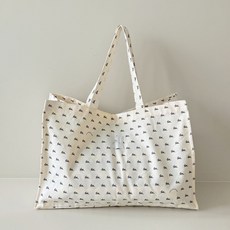 프랑브아즈 유아용 어린이집 낮잠이불 시그니쳐 똑딱이 이불가방, IVORY