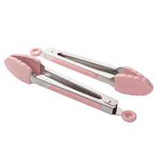 taylor's eye witness 不沾鍋矽膠餐夾 20.5cm 櫻花粉 耐熱矽膠材質 不傷鍋具 易清洗, 2支