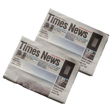 인리치 분위기있는 레트로 촬영소품 Times 원색 2p, 프레임 없음