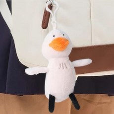 순잠 화이팅 응원 오리 키링, 화이트오리, 1개, 11cm
