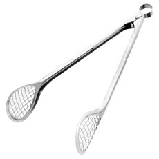 Cuisipro. Grill 燒烤油炸過濾夾 寬 304不鏽鋼耐熱瀝油食物夾 適用洗碗機, 1支, 單一顏色