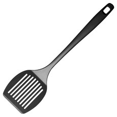 GP&me Cucinero不沾濾油鍋鏟33cm 耐熱250度C 輕鬆瀝油, 黑色, 1支