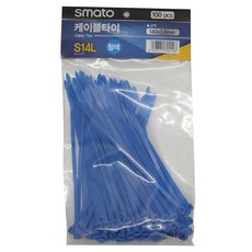 스마토 케이블타이, 100개, 청색