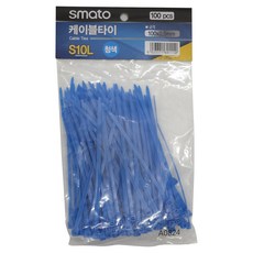 스마토 케이블타이, 100개, 청색