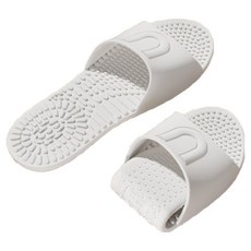 Maket Gamseong 旅行用可折疊指壓拖鞋 260~270mm, 2個, 白色U