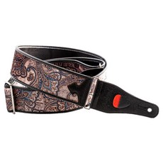 Righton Talisman T Paisley Velvet 吉他背帶 Brown, 1個