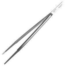 EXCELSA 不鏽鋼窄餐夾31cm，窄版夾頭精準控制，適用擺盤裝飾，耐用易清洗, 1支, 單一顏色