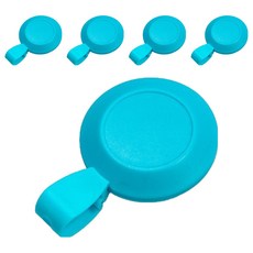 All Like簡約扣環徽章工作證掛繩, 淺藍, 5個